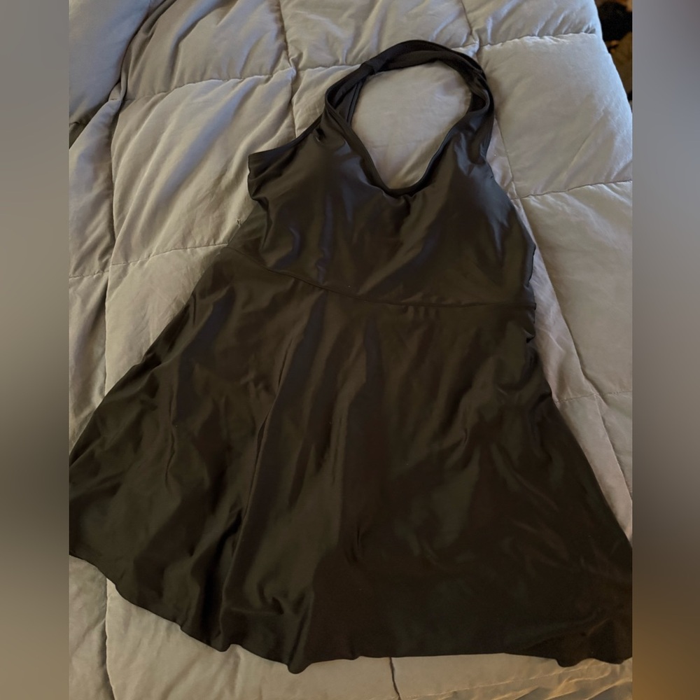 Old Navy Black One-Piece Swimdress